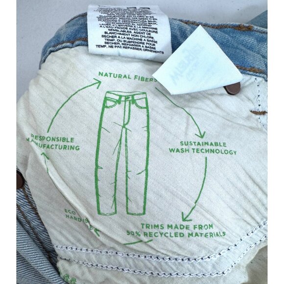 wrangler Retro Trumpet flare jeans light denim distressed western 90s sz 29x34 - Picture 12 of 12